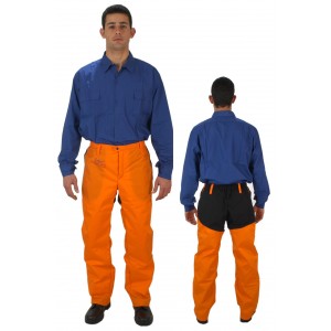 CALÇA PROTECÇÃO P/MOTOSERRAS CLASSE I LARANJA 